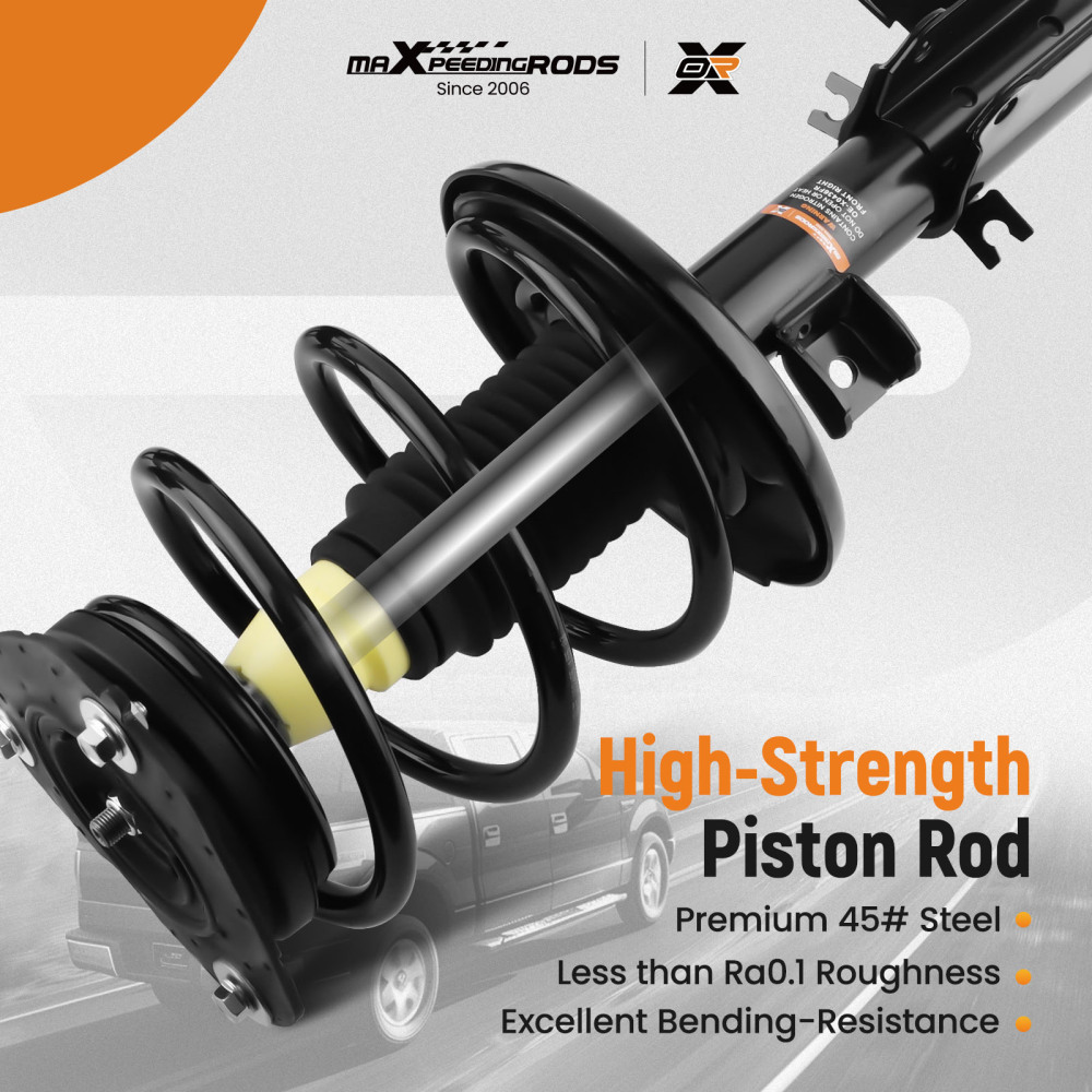 Front Suspension Shock Absorbers compatible for Nissan Altima 2007-2013 BASE/SL/S/SR SEDAN