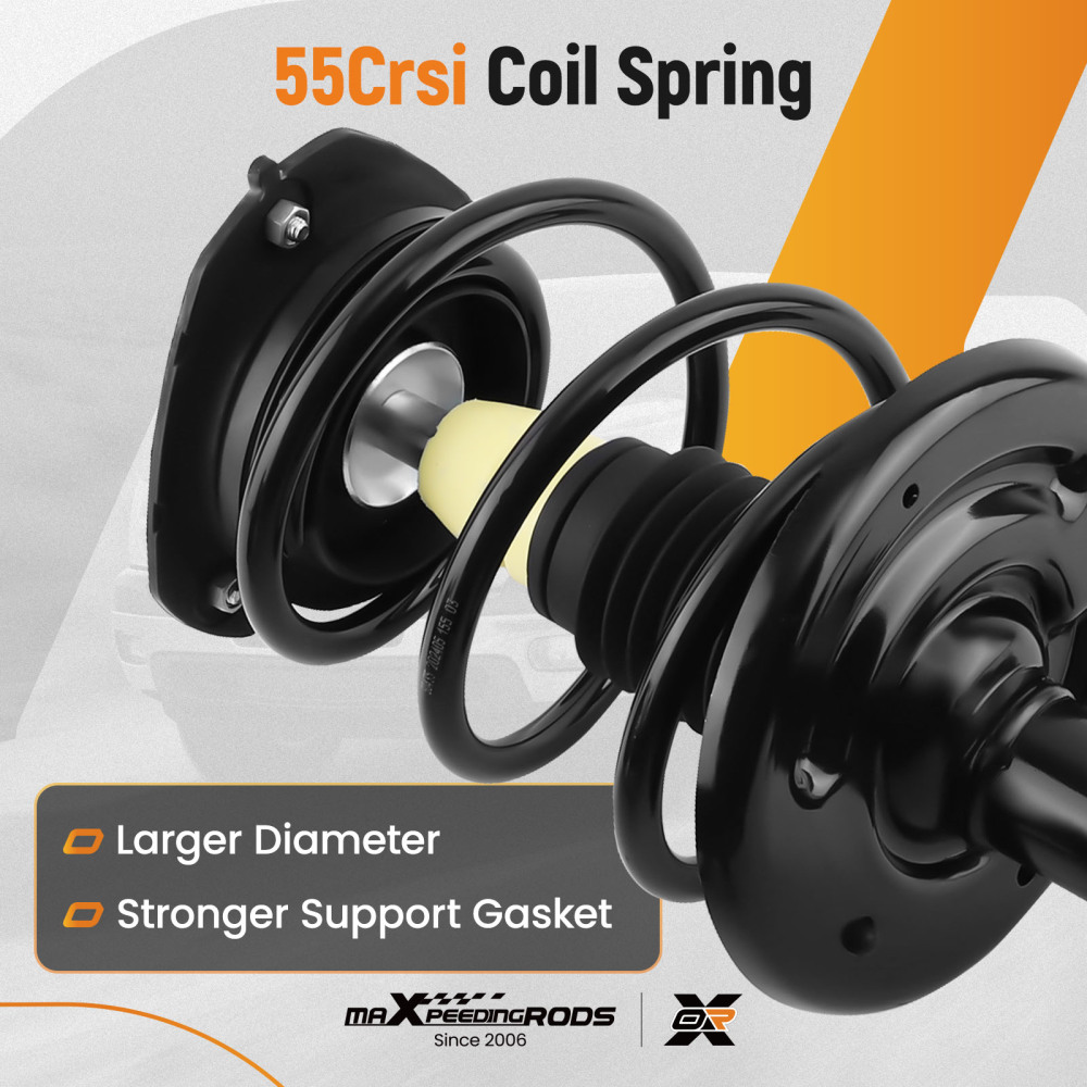 Front Suspension Shock Absorbers compatible for Nissan Altima 2007-2013 BASE/SL/S/SR SEDAN