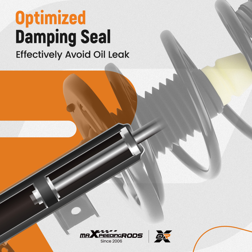 Front Suspension Shock Absorbers compatible for Nissan Altima 2007-2013 BASE/SL/S/SR SEDAN