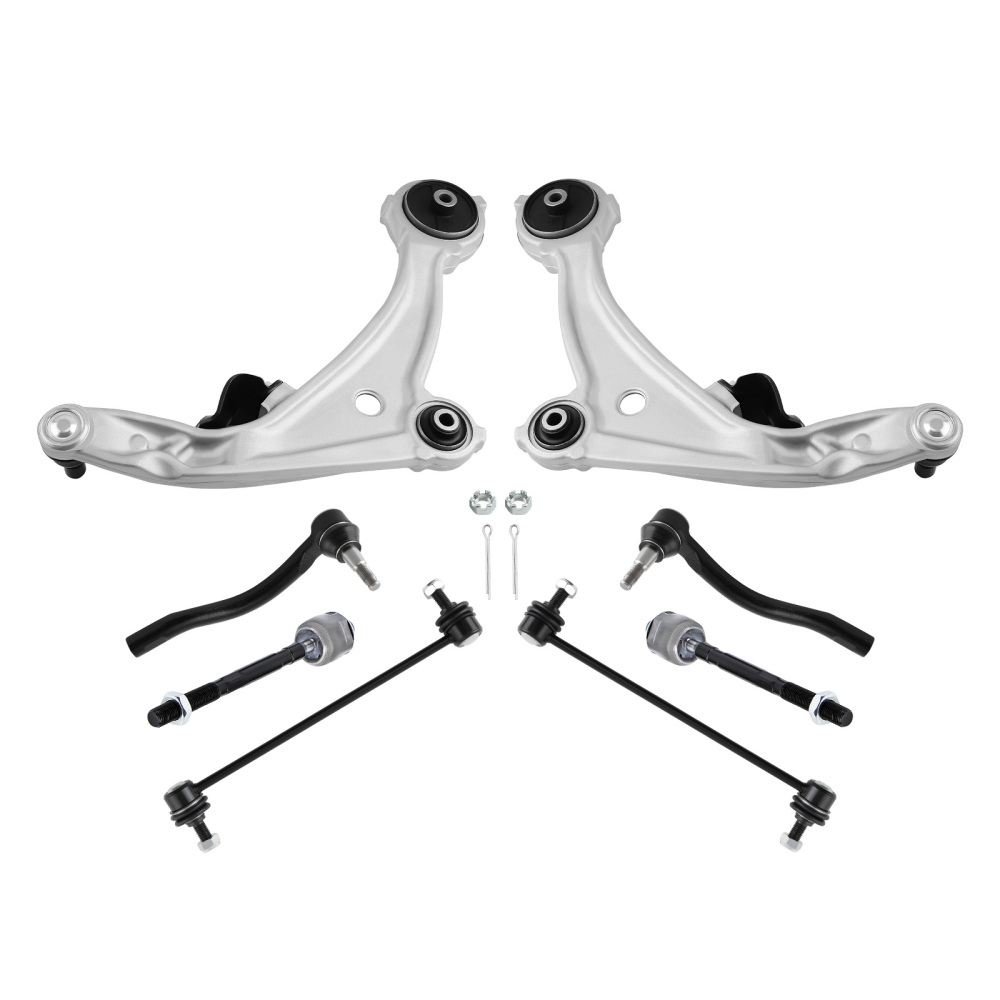 Front Struts w/ Coil Spring + Lower Control Arms compatible for Nissan Altima 2007-2013