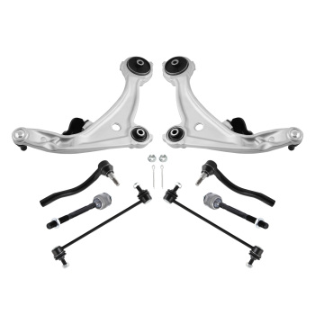 Front Struts w/ Coil Spring + Lower Control Arms compatible for Nissan Altima 2007-2013