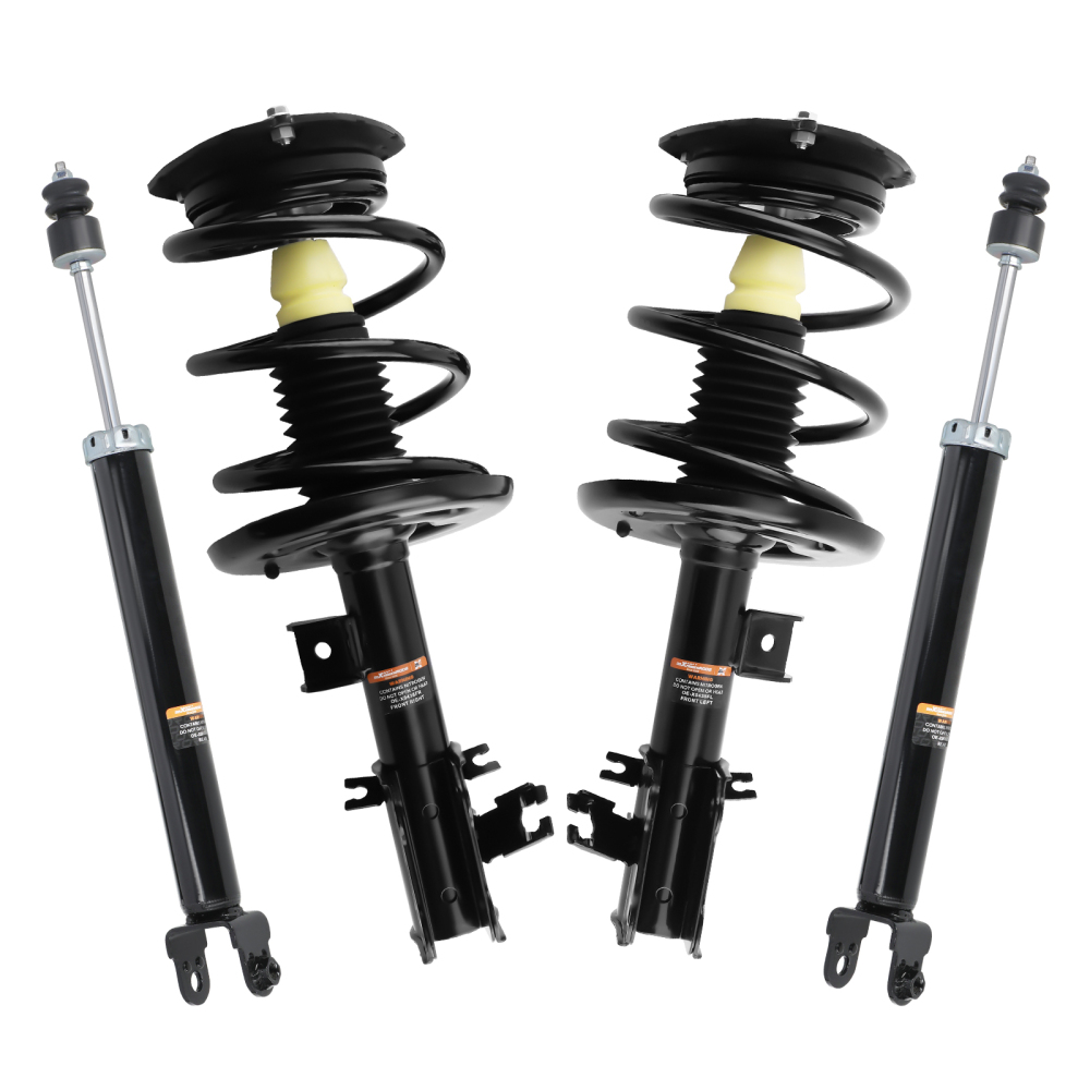 Front + Rear Shock Absorbers compatible for Nissan Altima 2007-2012 2013 BASE/SL/S/SR SEDAN