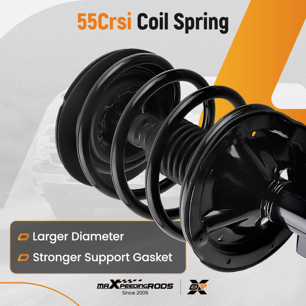 Front Suspension Shock Absorber Assembly compatible for Nissan Altima 2002-2006 2.5LITER L4