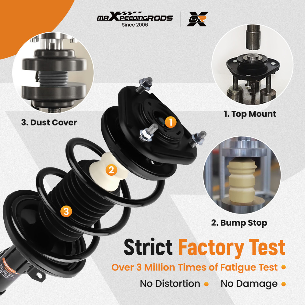 Front Suspension Shock Absorbers compatible for Toyota Corolla 2009-2013 1.8LITER L4 472598