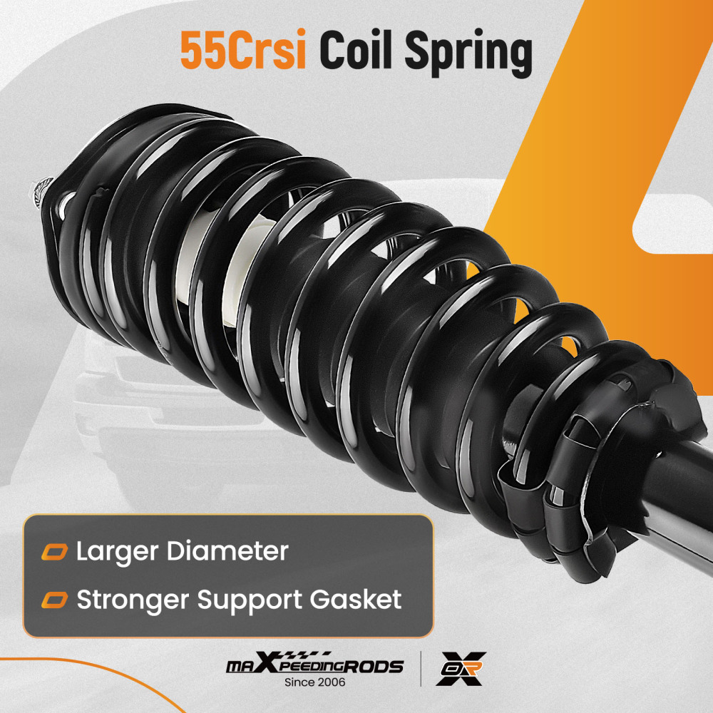 2x Front Shock Struts Assembly compatible for Ford Fusion compatible for Mercury Milan 2010-2012