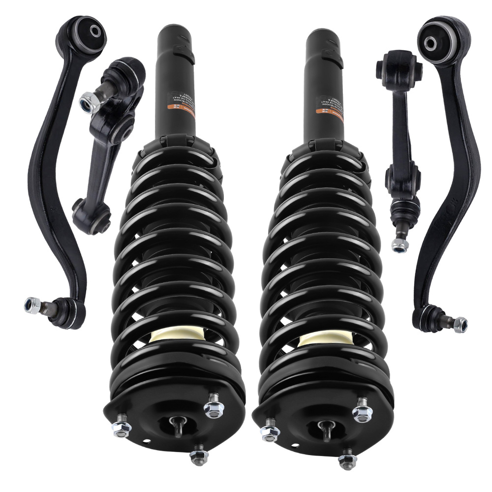 Front Complete Struts w/Coil Spring Control Arm compatible for Mercury milan 2010-2011 2.5L