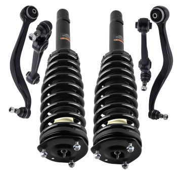 Front Complete Struts w/Coil Spring Control Arm compatible for Mercury milan 2010-2011 2.5L