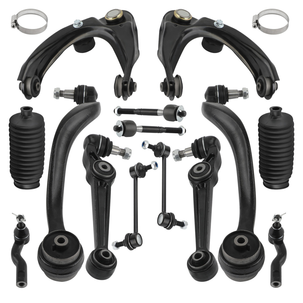16x Front Struts w/ Control Arms Kit for 2010 2011 2012 compatible for Ford Fusion Milan 2.5L