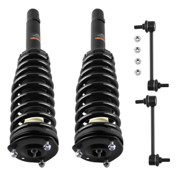 Suspension Front Struts Sway Bar Links compatible for Ford Fusion compatible for Mercury milan 2010-2012