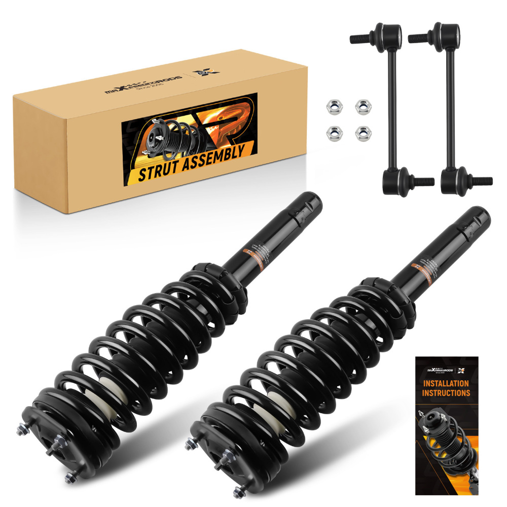 Suspension Front Struts Sway Bar Links compatible for Ford Fusion compatible for Mercury milan 2010-2012