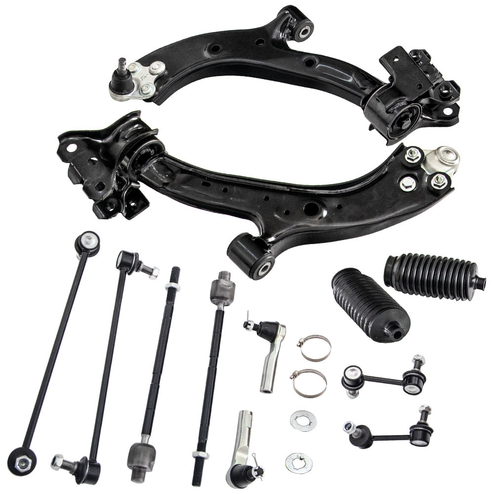 Front Struts Control Arms Sway Bars Kit for 2007-2011 compatible for Honda CR-V 2.4L EX EX-L LX