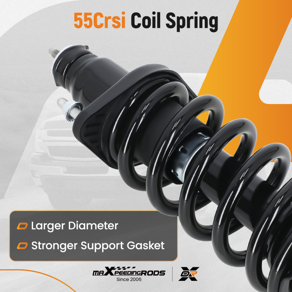 2PCS Rear Struts w/ Coil Spring Assembly for 2007 2008 2009 2010 2011 compatible for Honda CR-V