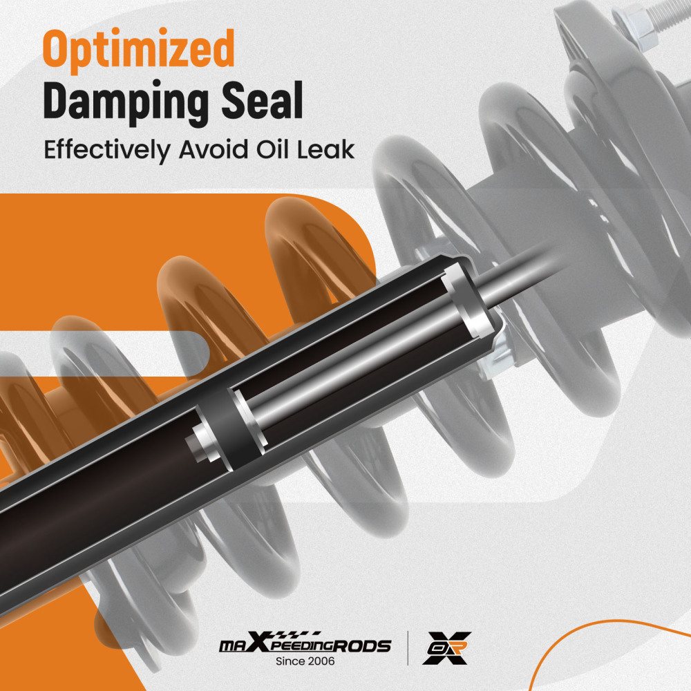 2PCS Rear Struts w/ Coil Spring Assembly for 2007 2008 2009 2010 2011 compatible for Honda CR-V