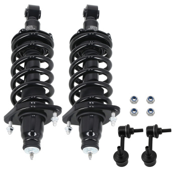 Pair Rear Struts + Sway Bar Ends Kit for 2007 2008 2009 2010 2011 compatible for Honda CR-V CRV