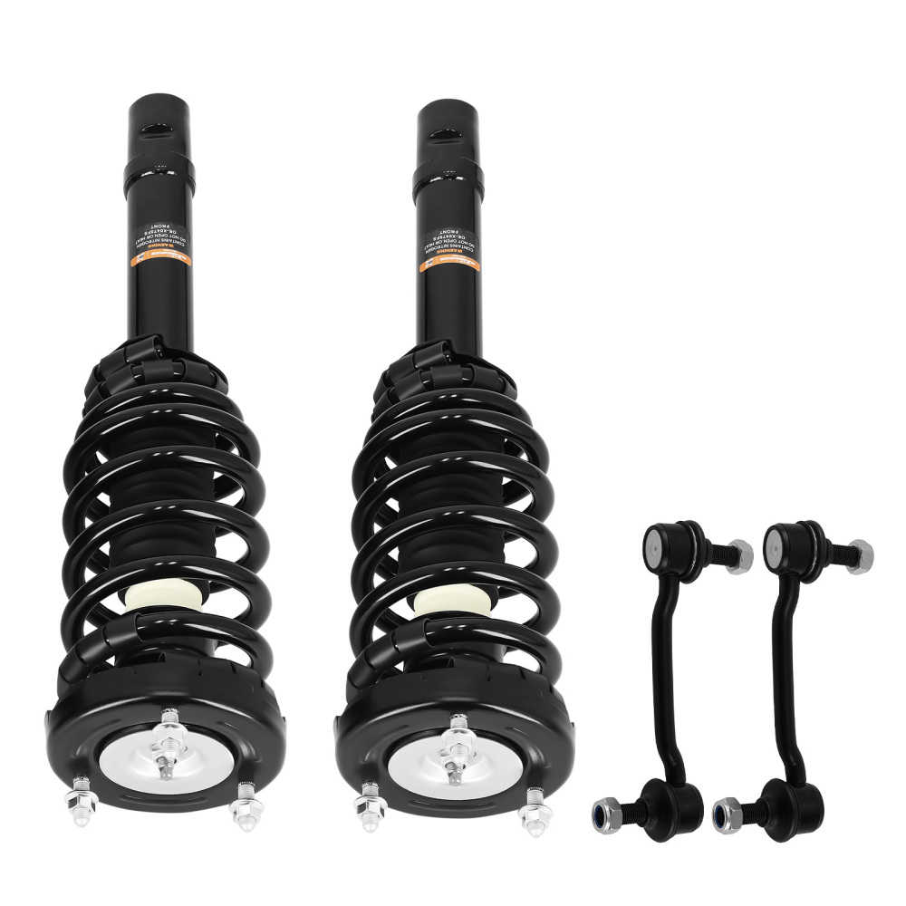 Front Strut w/ Sway Bar End Link Assembly compatible for Hyundai Sonata Azera 2006-2011