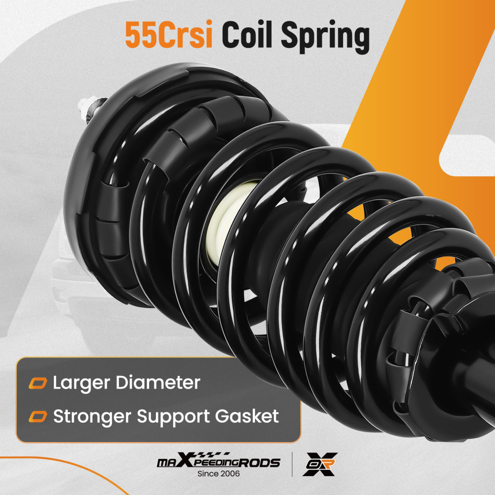 Front Strut w/ Sway Bar End Link Assembly compatible for Hyundai Sonata Azera 2006-2011