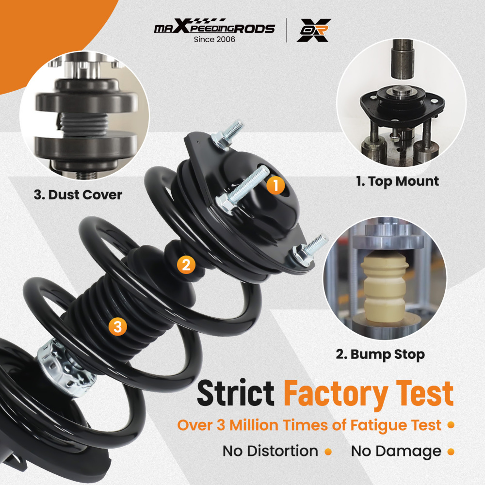 Pair Front Shock Struts compatible for Chevrolet Traverse compatible for GMC Acadia 2009-2012 2007-2012