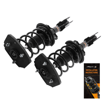 Rear Struts w/ Coil Spring Assembly compatible for Pontiac Grand Prix 2008 172471L 172471R