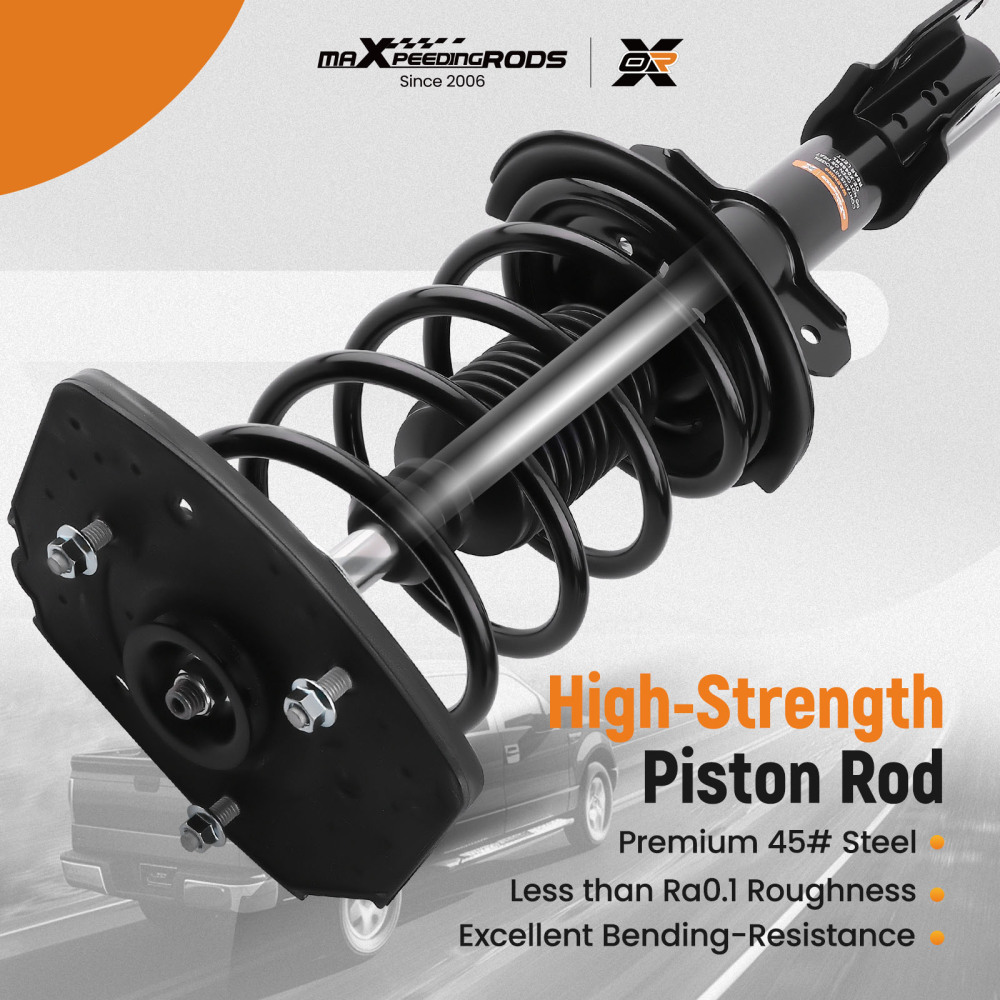 Rear Struts w/ Coil Spring Assembly compatible for Pontiac Grand Prix 2008 172471L 172471R