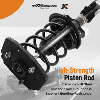 Rear Struts w/ Coil Spring Assembly compatible for Pontiac Grand Prix 2008 172471L 172471R