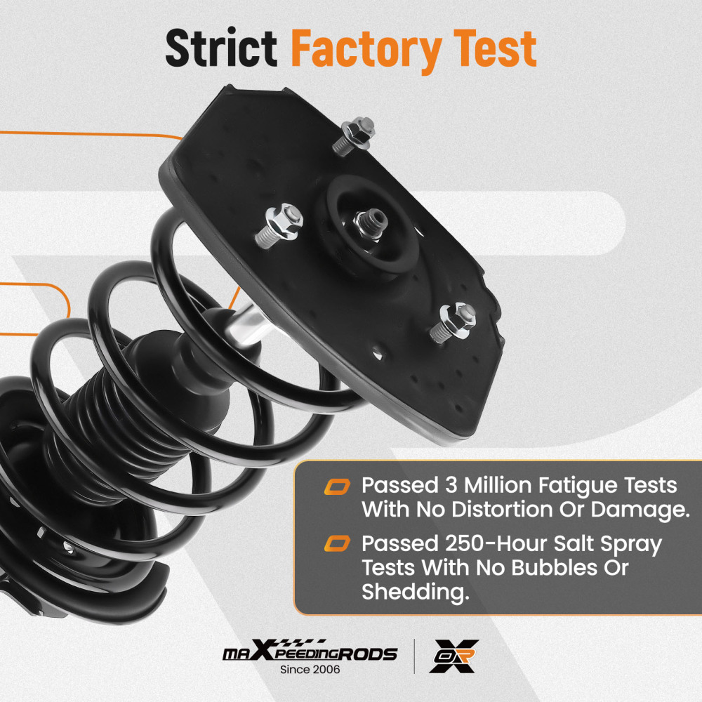 Rear Struts w/ Coil Spring Assembly compatible for Pontiac Grand Prix 2008 172471L 172471R