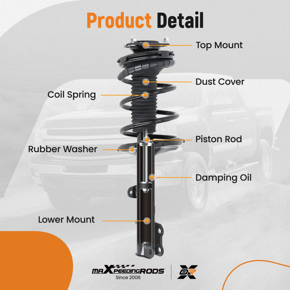 Front Suspension Shock Absorbers compatible for Toyota RAV4 AWD 2000 2001 2002 2003 2004-05