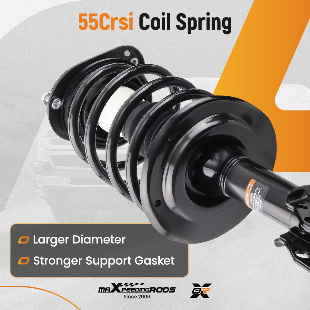 2x Front Shock Struts Assy compatible for Buick Lucerne compatible for Cadillac DTS 2006-2011