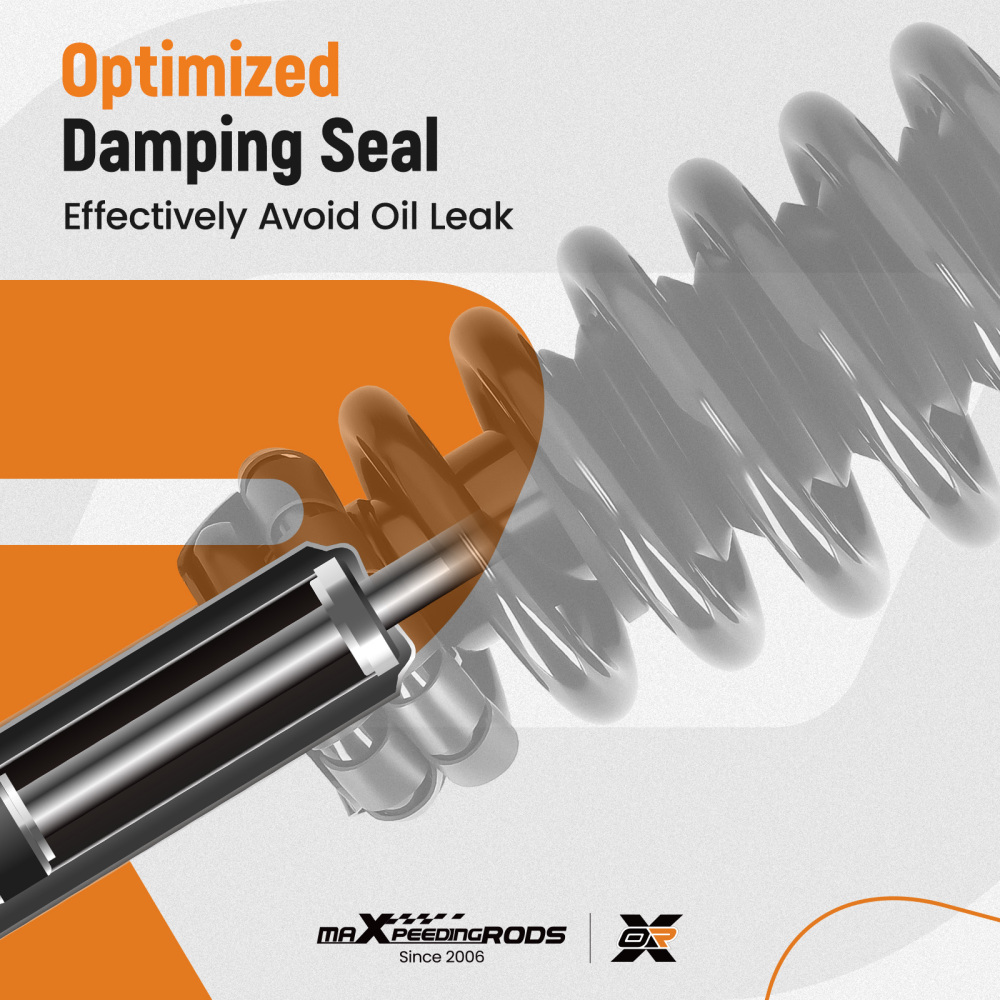 1 Pair Front Left Right Shock Struts Assembly compatible for Mazda 6 2003-2008 172195