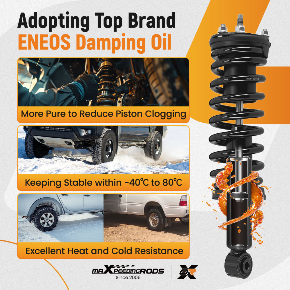 Front Rear Complete Shocks Struts Coil Spring compatible for Chevrolet Colorado 2004-2012