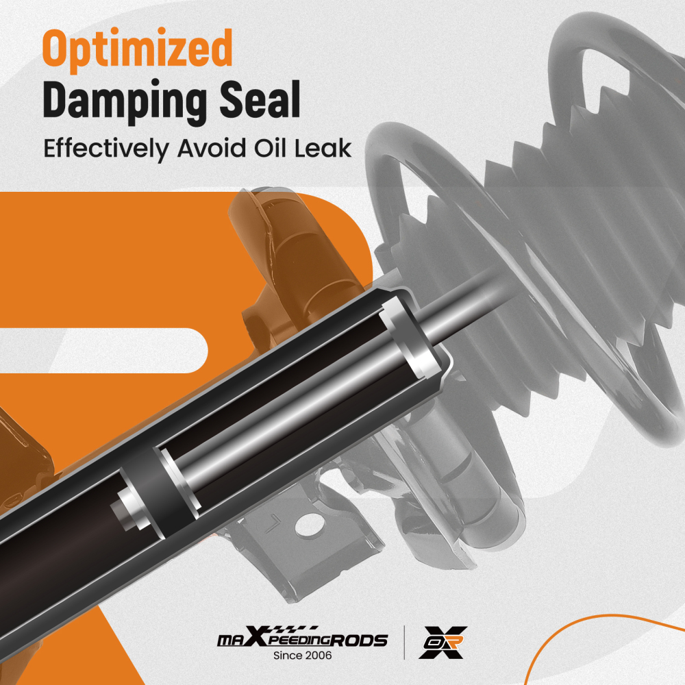 Front Suspension Shock Absorber compatible for Nissan Versa 2007-2011 2012 HATCHBACK/SEDAN