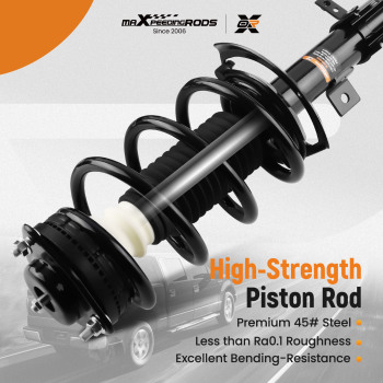 Front Suspension Shock Absorber compatible for Dodge Journey 09-2018 AWD/Compatible for FWD 172510 172509