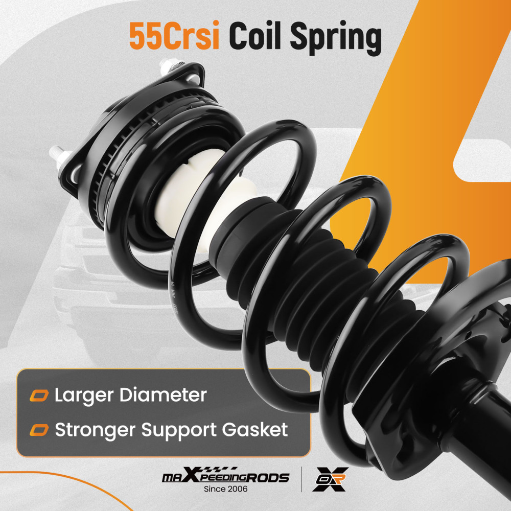 Front Suspension Shock Absorber compatible for Dodge Journey 09-2018 AWD/Compatible for FWD 172510 172509