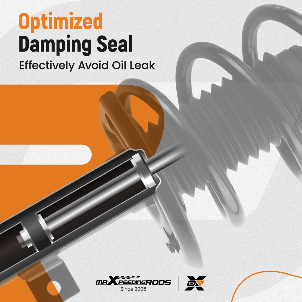 Front Suspension Shock Absorber compatible for Dodge Journey 09-2018 AWD/Compatible for FWD 172510 172509