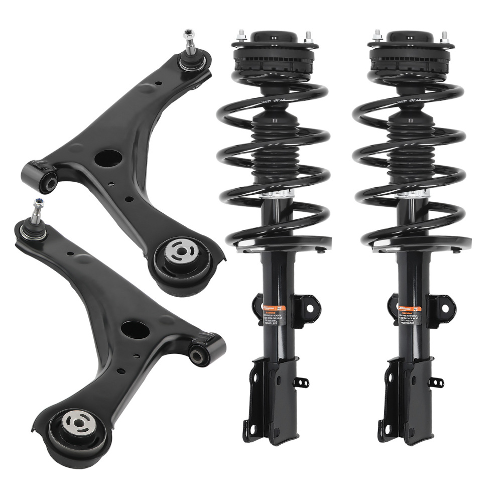 Front Struts Spring + Lower Control Arms For 08-10 Grand Caravan TownCountry