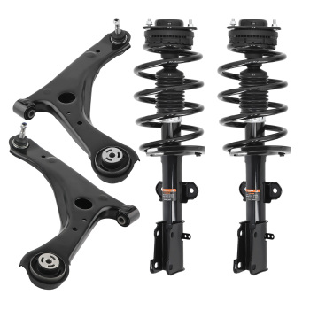 Front Struts Spring + Lower Control Arms For 08-10 Grand Caravan TownCountry