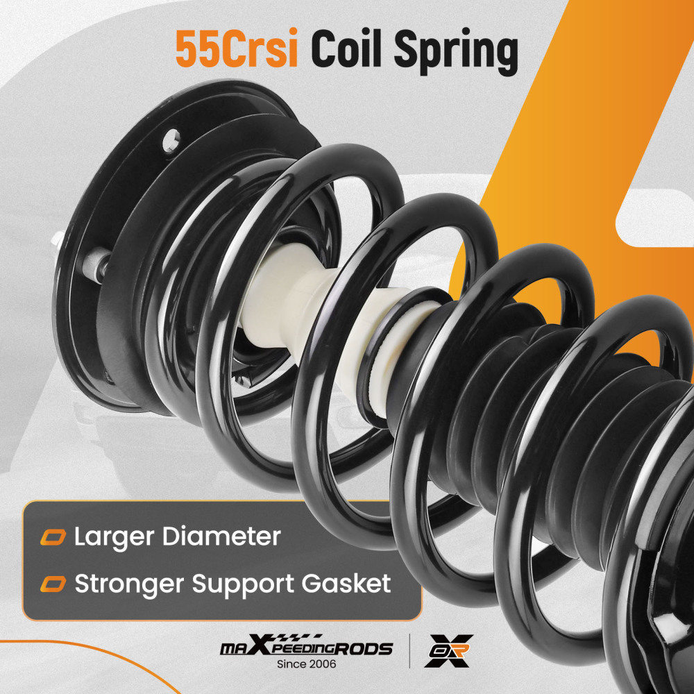 2x Front Strut w/ Coil Spring Assembly For 2010-2015 2916 2017 compatible for Chevrolet Equinox