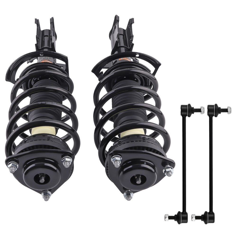 4x Front Complete Struts Sway Bar Links compatible for Dodge Avenger 2008-2014 compatible for Chrysler 200