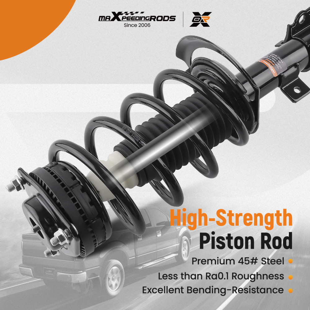 4x Front Complete Struts Sway Bar Links compatible for Dodge Avenger 2008-2014 compatible for Chrysler 200