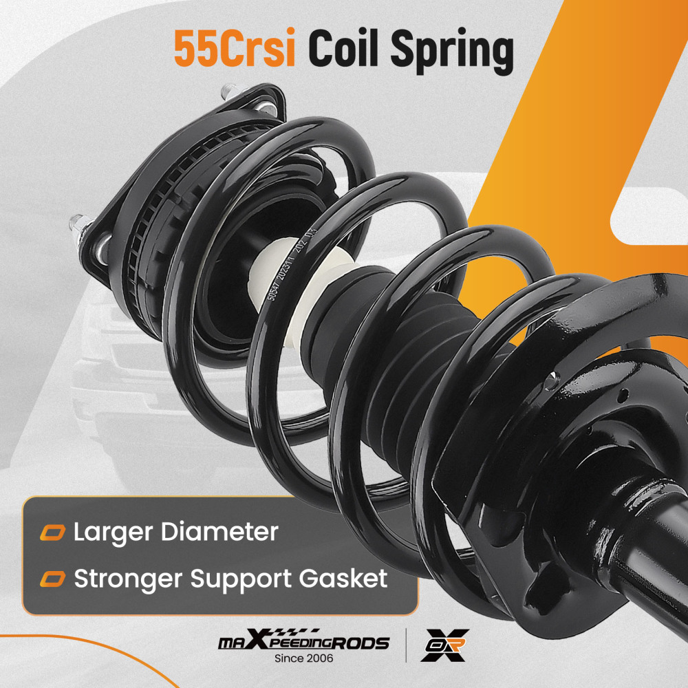 4x Front Complete Struts Sway Bar Links compatible for Dodge Avenger 2008-2014 compatible for Chrysler 200