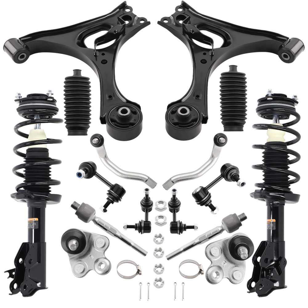 Front Complete Struts Lower Control Arms Sway Bar for 2006-2011 compatible for Honda Civic 1.8L