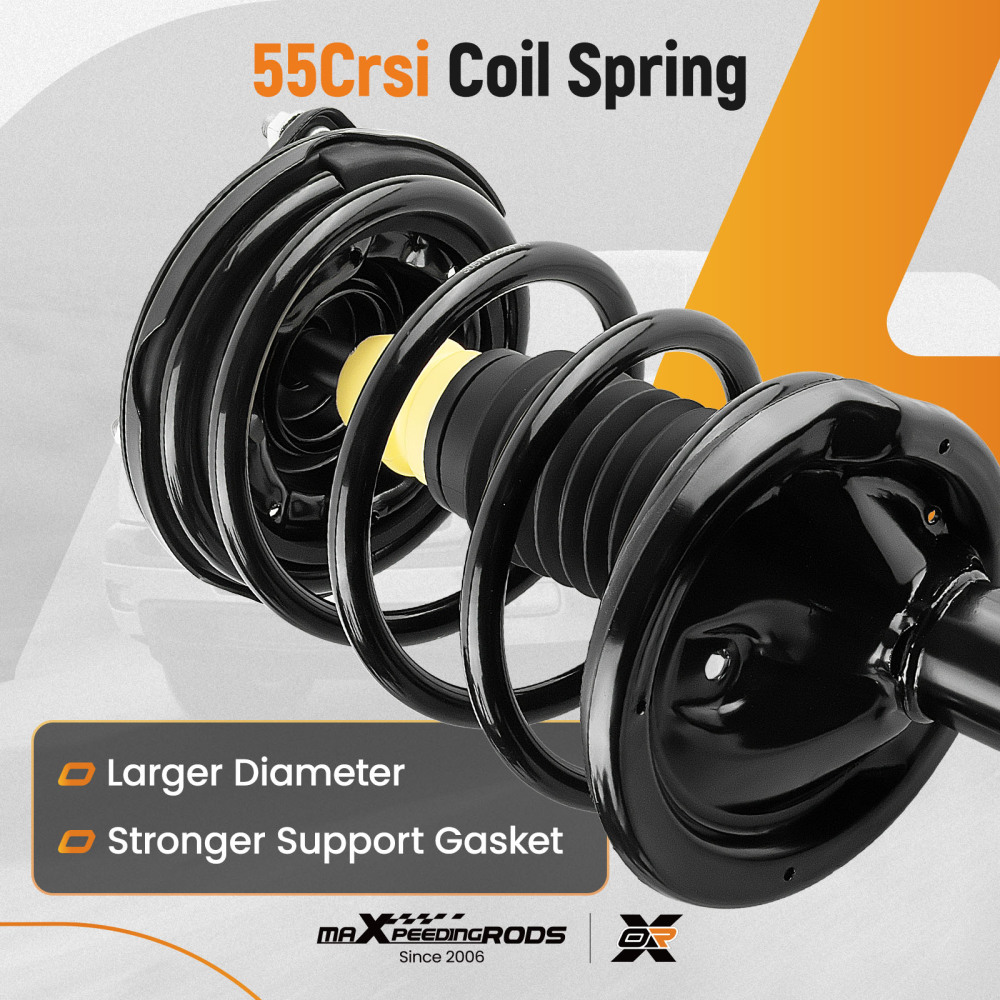 Pair Front Strut Spring Compatible For Kia Optima 2006 2007 2008 2009 2010 171136 171135	