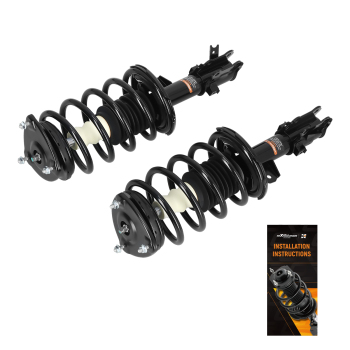Front Suspension Shock Absorber For 2006-2011 compatible for Kia Rio LX/SX compatible for Hyundai Accent Sedan