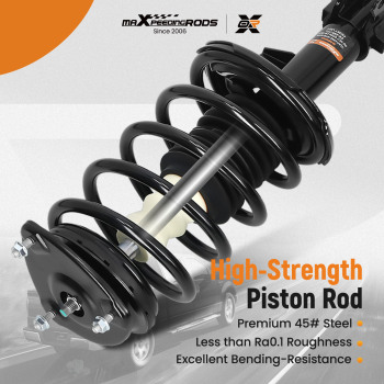 Front Suspension Shock Absorber For 2006-2011 compatible for Kia Rio LX/SX compatible for Hyundai Accent Sedan