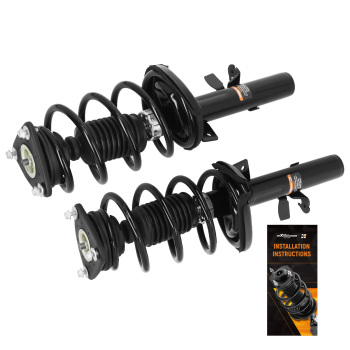 Suspension Set Front Struts w/ Coil Spring for 2012 2013 compatible for Ford Focus 2.0L