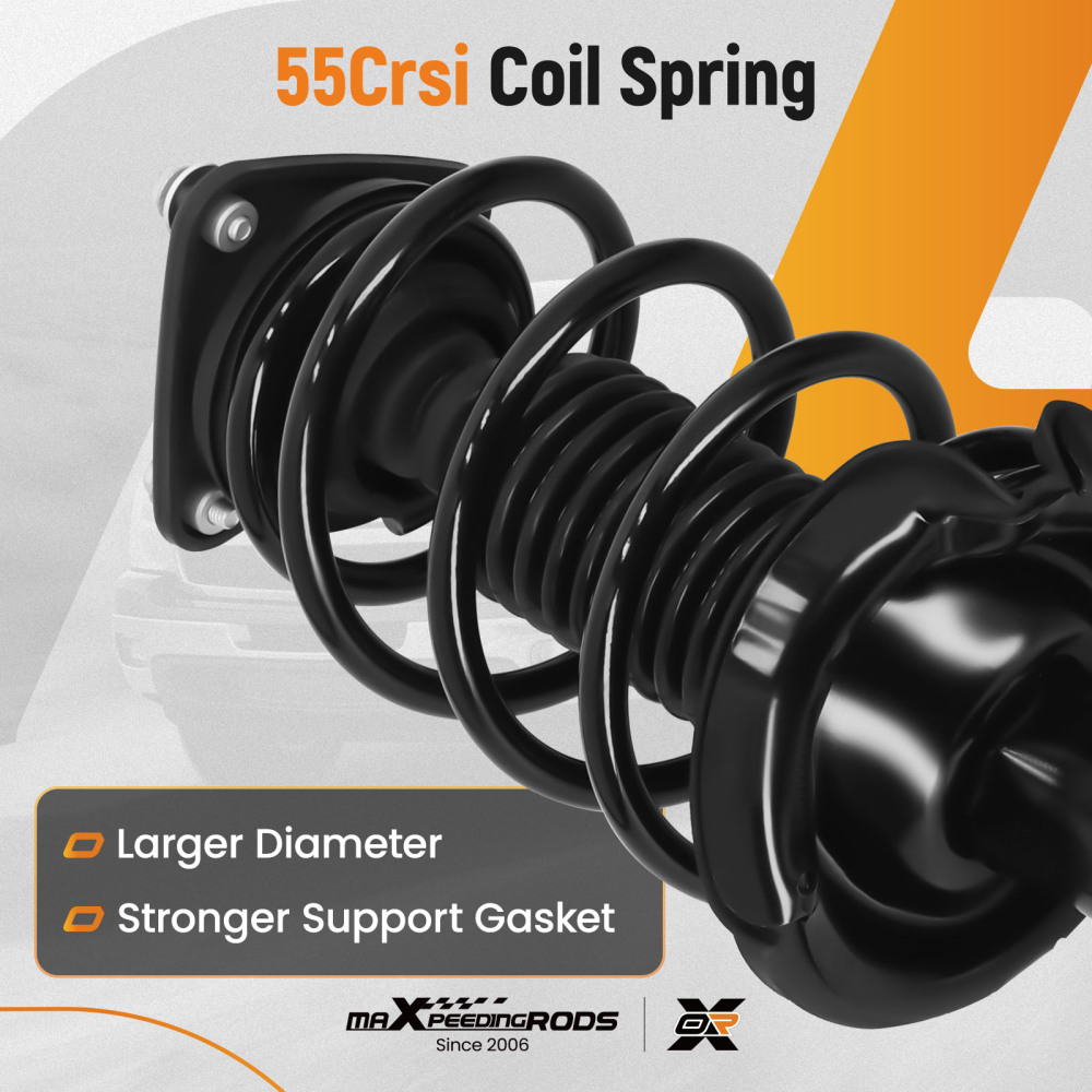 Suspension Set Front Struts w/ Coil Spring Compatible for Ford Focus 2.0L 2012 2013