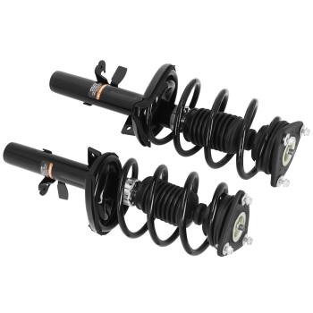 Front Complete Struts Control Arms Sway Bar Kit for 2012 2013 compatible for Ford Focus 2.0L L4