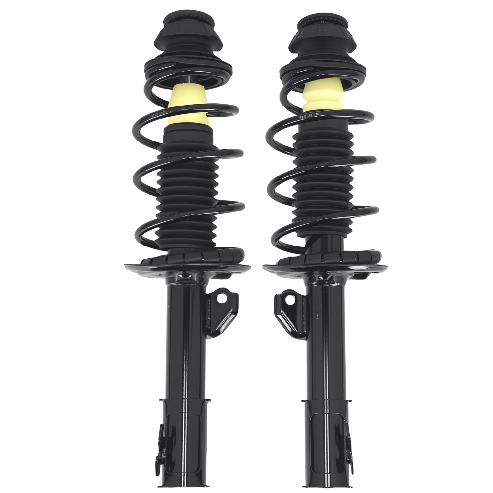 Pair Front Struts Shock w/ Coil Spring Assembly compatible for Toyota Yaris 2006-2011 2012