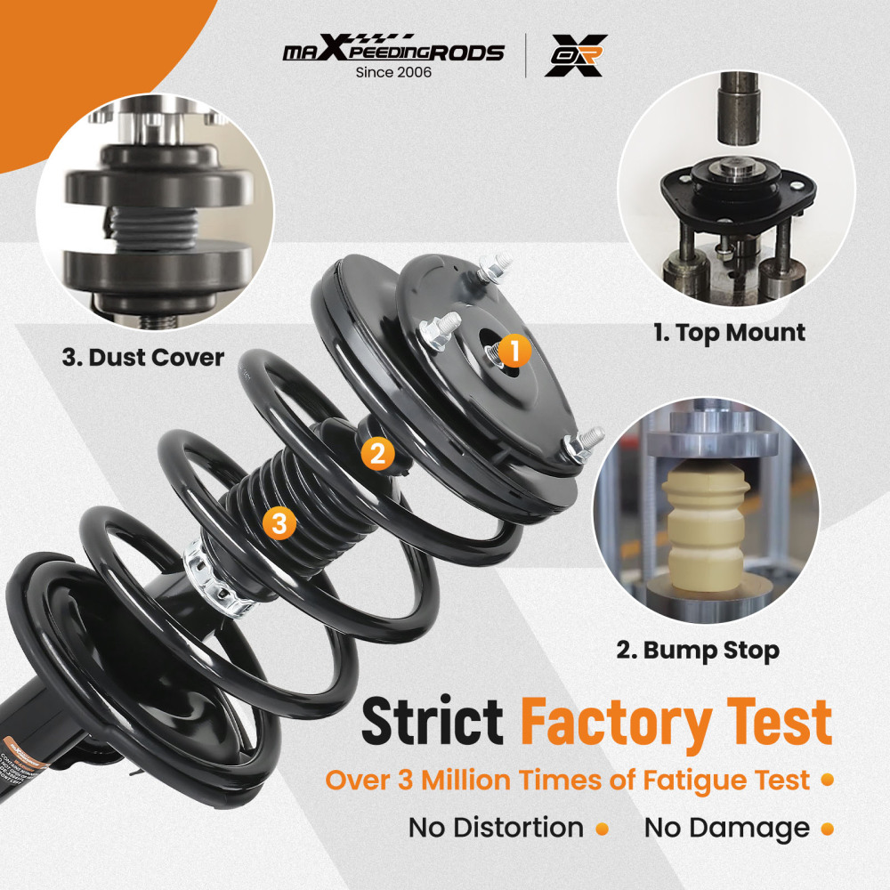 Front Suspension Shock Absorber compatible for Hyundai Santa Fe 2.7LITER V6 / 3.3LITER V6