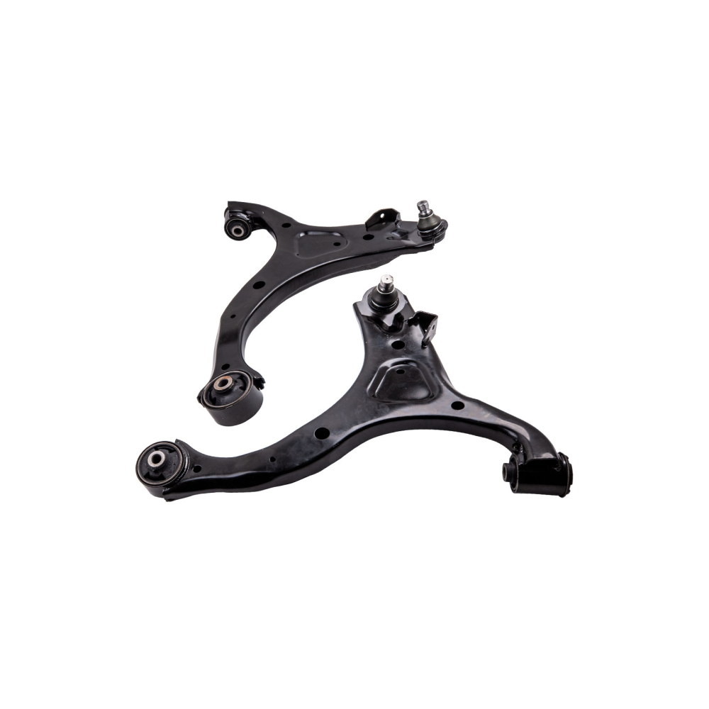 Front Struts w/ Coil Spring + Lower Control Arms compatible for Hyundai Santa Fe 2007-2009