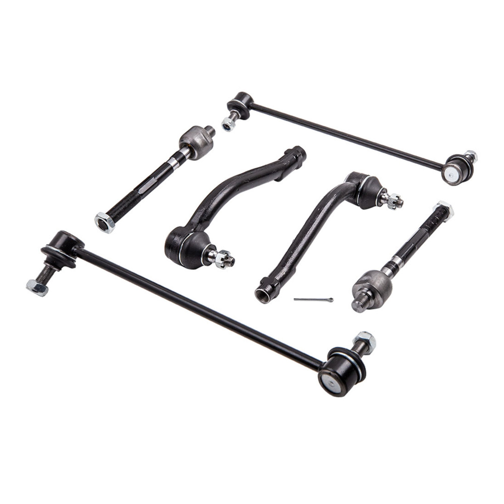 Front Struts w/ Coil Spring + Lower Control Arms compatible for Hyundai Santa Fe 2007-2009